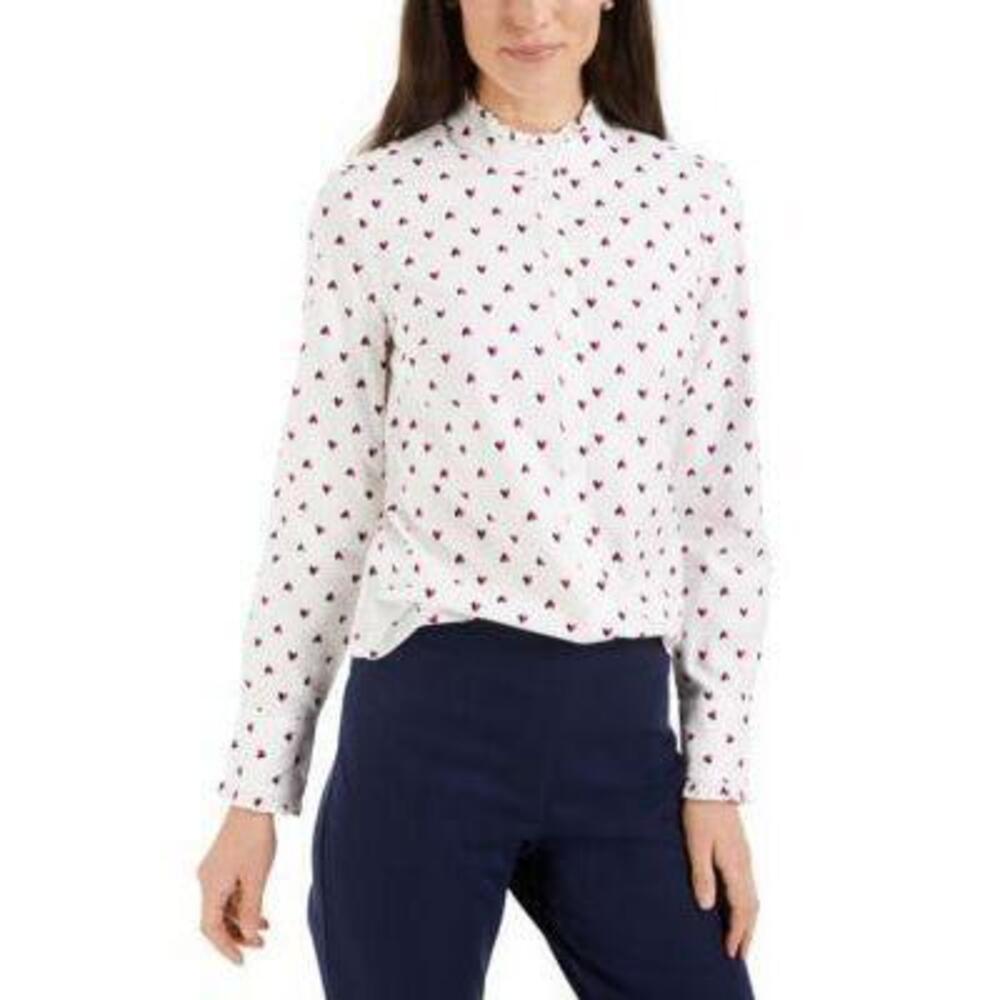 NWT Charter Club Plus Top Ruffle White XXL